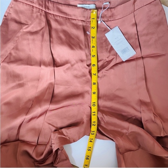 Vince Satin Pleated-Front Wide-Leg
Crop Pants - Picture 6 of 7